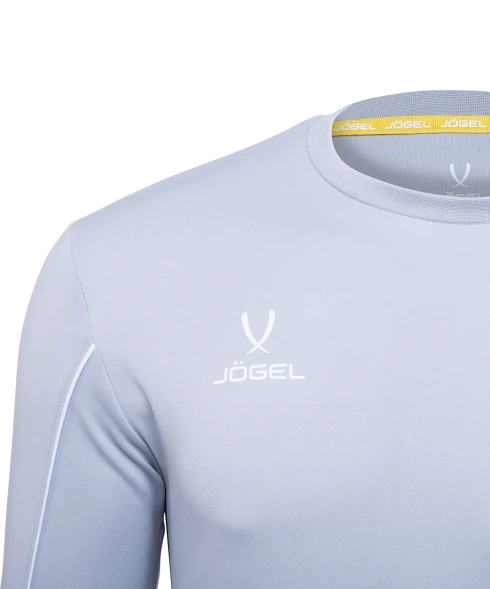 Футболка вратарская JOGEL CAMP GK Padded LS, серый/черный/белый, детский