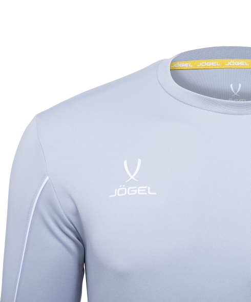 Футболка вратарская JOGEL CAMP GK Padded LS, серый/черный/белый, детский