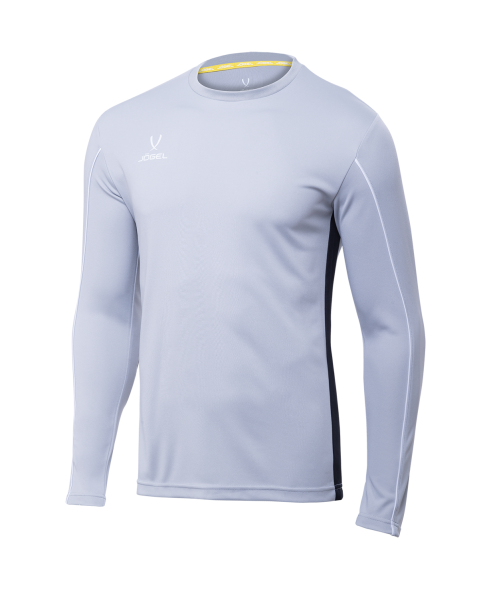 Футболка вратарская JOGEL CAMP GK Padded LS, серый/черный/белый, детский