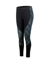 Леггинсы KELME Women's Running Trousers (Black/Dark Grey)