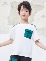 Детская футболка KELME Short Sleeve T-Shirt Kid White