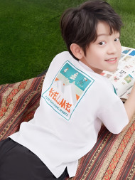 Детская футболка KELME Short Sleeve T-Shirt Kid White