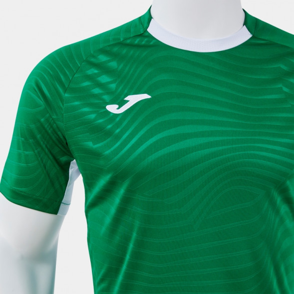 ФУТБОЛКА С КОРОТКИМ РУКАВОМ KICK PRO ЗЕЛЕНЫЙ БЕЛЫЙ