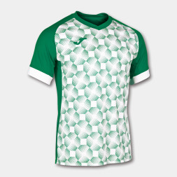 Футболка  игровая JOMA с коротким рукавом SUPERNOVA III Зеленый-белый