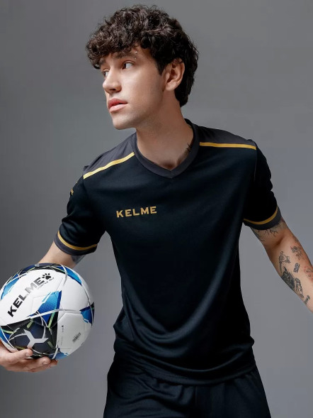Футбольная форма KELME Short Sleeve Football Uniform Black