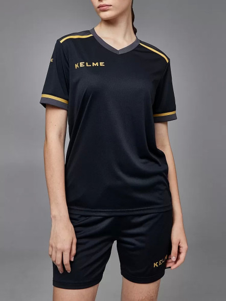 Футбольная форма KELME Short Sleeve Football Uniform Black