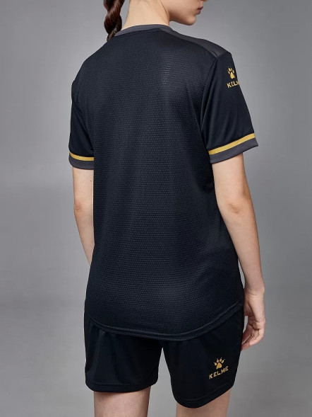 Футбольная форма KELME Short Sleeve Football Uniform Black