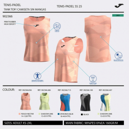 CAMISETA TIRANTES CHALLENGE NEGRO