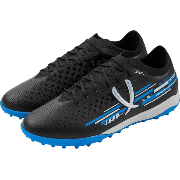 Бутсы многошиповые JOGEL Evofly TF PRO Black/blue