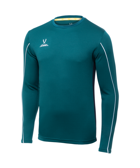 Футболка вратарская JOGEL CAMP GK Padded LS, зеленый/черный/белый, детский