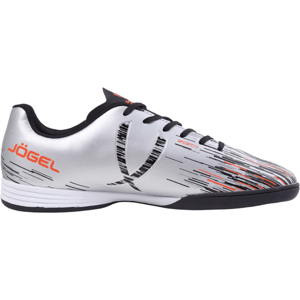 БЕЗ УПАКОВКИ Бутсы зальные Rapido IN Silver/black, детский