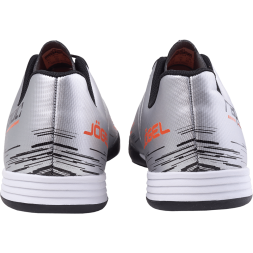 БЕЗ УПАКОВКИ Бутсы зальные Rapido IN Silver/black, детский