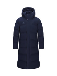 Пуховик KELME Long Cotton Coat Dark Blue