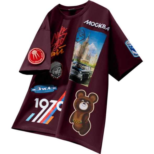 Футболка оверсайз STAN хлопок 240, 56_CCCР