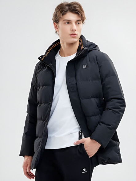 Пуховик KELME Medium Down Jacket Black