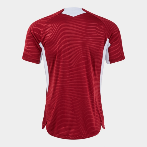 ФУТБОЛКА С КОРОТКИМ РУКАВОМ KICK PRO БОРДОВЫЙ БЕЛЫЙ