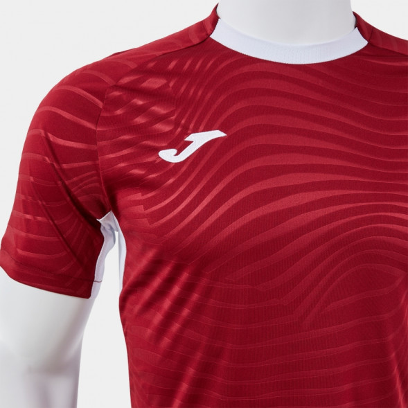 ФУТБОЛКА С КОРОТКИМ РУКАВОМ KICK PRO БОРДОВЫЙ БЕЛЫЙ