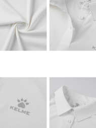 Футболка-поло KELME Ladies Short Sleeve Polo Shirt White