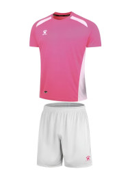 Футбольная форма KELME Short Sleeve Football Set (Pink/White)