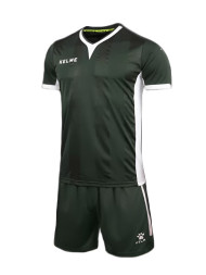 Футбольная форма KELME Short Sleeve Football Uniform Dark Green