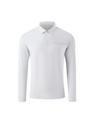 Лонгслив KELME Long-sleeved Polo Shirt Light Gray