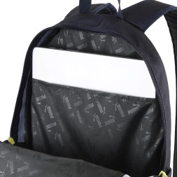 Рюкзак спорт. PUMA Plus Backpack, 09118008, полиэстер, черный