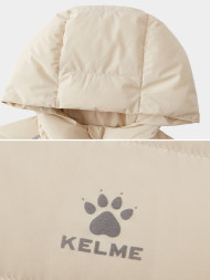 Пуховик KELME Lightweight Hooded Down Jacket Beige