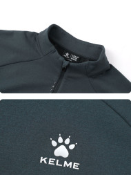Олимпийка KELME Half Cardigan Sweatshirt Black