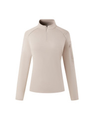 Лонгслив KELME Half-open Long-sleeved T-shirt Beige