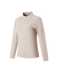 Лонгслив KELME Half-open Long-sleeved T-shirt Beige