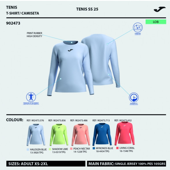 CAMISETA MANGA LARGA CHALLENGE  