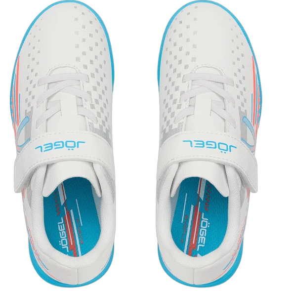 Бутсы многошиповые JOGEL Evofly TF Talant White/blue, детский