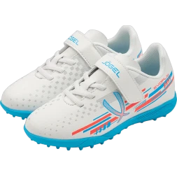 Бутсы многошиповые JOGEL Evofly TF Talant White/blue, детский