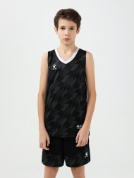 Детская баскетбольная форма KELME Children's Basketball Uniform Black