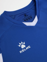 Детская футбольная форма KELME Short-Sleeved Football Suit (Blue/Dark Blue)
