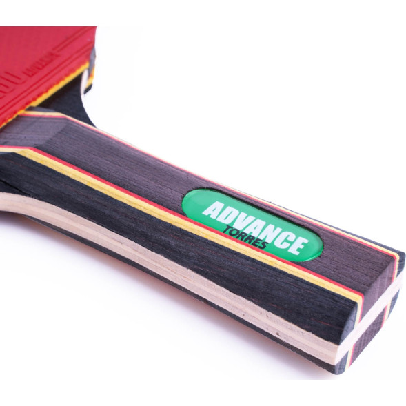 Ракетка для н/т TORRES Advance, TT0004, для любителей, накладка 1,8 мм, конич  ручка