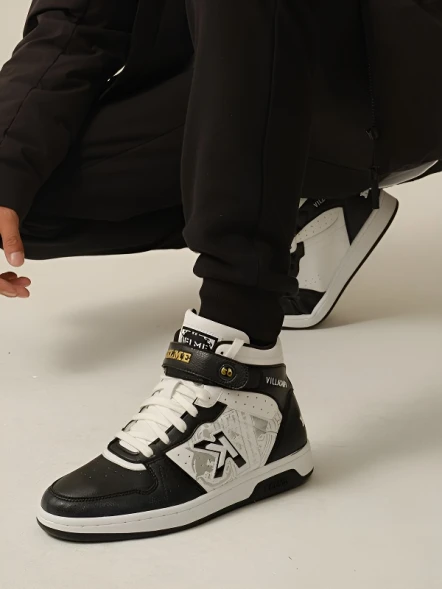 Кроссовки KELME Men's/Women's Casual Shoes (White/Black)