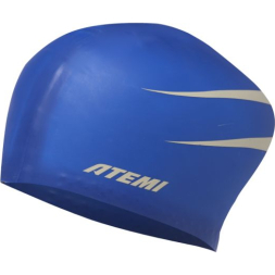 Шапочка для плавания Atemi long hair cap Shark teeth, силикон, Цвет: принт, TLH1ST