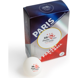 СЦ*Мяч для наст  тенниса DOUBLE FISH PARIS 2024 Olympic Games 3***,PAR40+, ITTF Appr,ABS,уп 6 шт