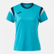 ФУТБОЛКА С КОРОТКИМ РУКАВОМ TERRA БИРЮЗОВЫЙ ФЛУОРЕСЦЕНТНЫЙ ТЕМНО-СИНИЙ