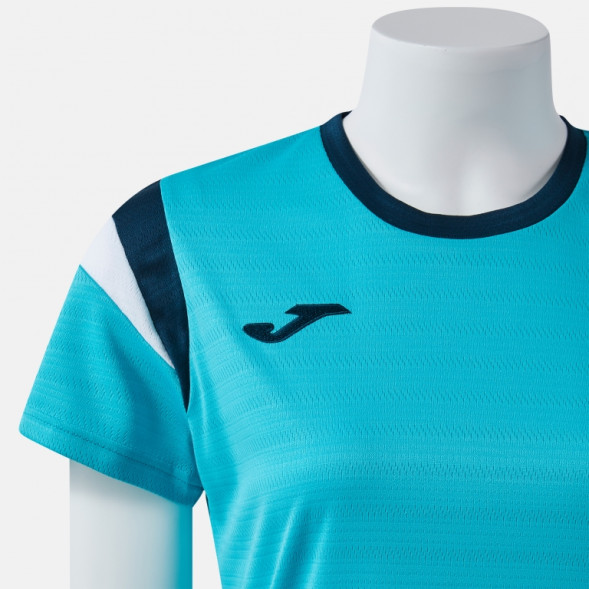 ФУТБОЛКА С КОРОТКИМ РУКАВОМ TERRA БИРЮЗОВЫЙ ФЛУОРЕСЦЕНТНЫЙ ТЕМНО-СИНИЙ