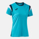 ФУТБОЛКА С КОРОТКИМ РУКАВОМ TERRA БИРЮЗОВЫЙ ФЛУОРЕСЦЕНТНЫЙ ТЕМНО-СИНИЙ