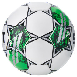 Мяч футб. SELECT Liga V25, 3855160585, р.5, FIFA Basic, 32п, ПУ, руч. сш, бело-зеленый