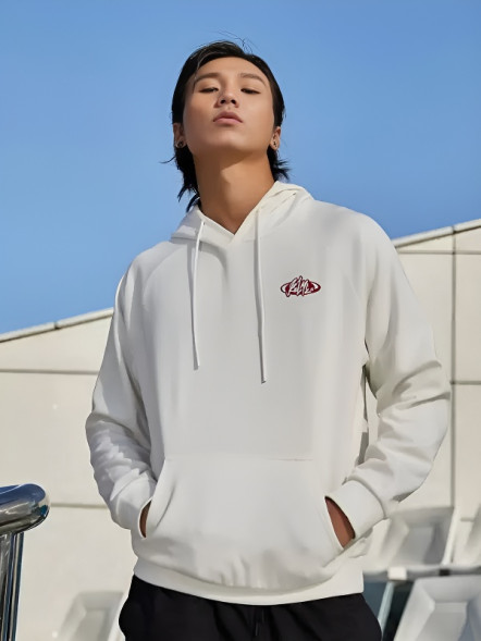 Худи KELME Knitted Hooded Sweatshirt White