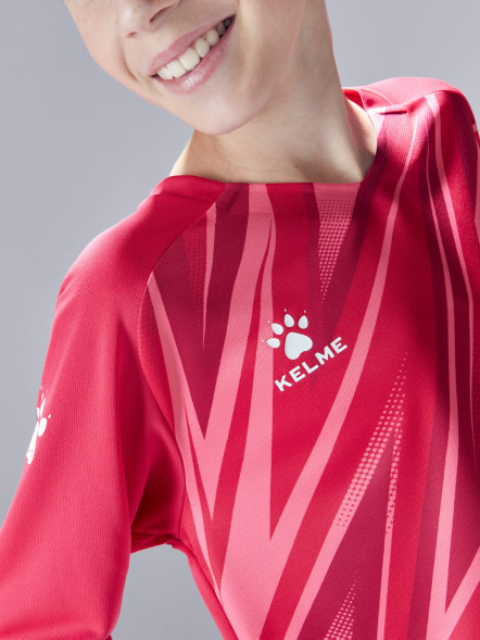 Детская вратарская форма KELME Long Sleeve Goalkeeper Suit Red