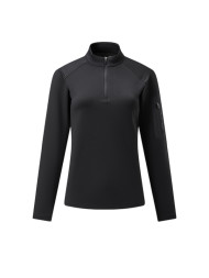 Лонгслив KELME Half-open Long-sleeved T-shirt Black