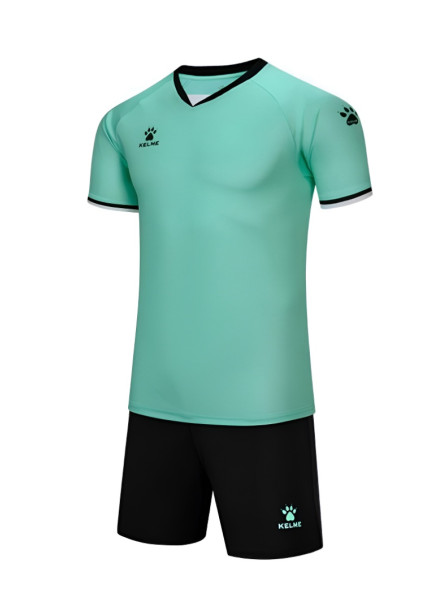 Детская футбольная форма KELME Football Uniform Set (Teal/Black)