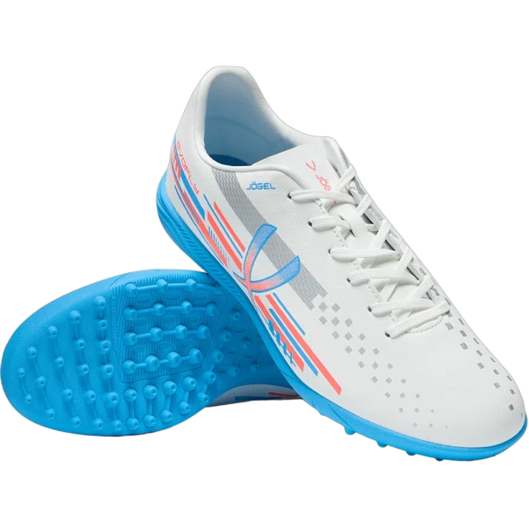 Бутсы многошиповые JOGEL Evofly TF Talant White/blue