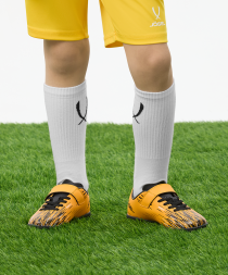 БЕЗ УПАКОВКИ Бутсы многошиповые JOGEL Rapido TF Yellow/black, детский