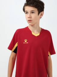 Детская футбольная форма KELME Short-Sleeved Football Suit (Red/Black)